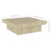 vidaXL Tavolino da Salotto Rovere Sonoma 90x90x28 cm Legno Multistrato