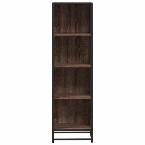 vidaXL Libreria Rovere Marrone 40x35x139 cm in Legno Multistrato