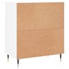 vidaXL Credenza Bianca 60x35x70 cm in Legno Multistrato