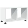 vidaXL Mobiletto con Ruote Bianco 72x33x42,5 cm in Truciolato