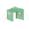 vidaXL Serra con struttura pop-up Verde 290 x 290 x 315 cm Ferro