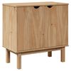 vidaXL Mobile da Corridoio OTTA 45x39x57 cm in Legno Massello di Pino