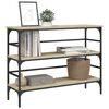 vidaXL Tavolo Consolle Rovere Sonoma 100x32x75 cm in Legno Multistrato