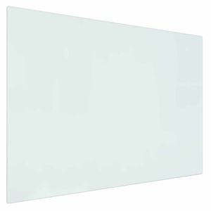 vidaXL Piastra in vetro per camino Trasparente 80 x 60 cm Vetro