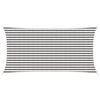 vidaXL Telo Ombra Grigio chiaro e bianco 2,5 x 6 m HDPE