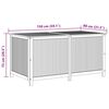 vidaXL Contenitore da Giardino 150x80x75cm in Legno Massello di Acacia