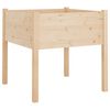 vidaXL Fioriere da Giardino 2 pz 70x70x70 cm Legno Massello di Pino