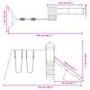 vidaXL Set da Gioco da Esterno in Legno Massello di Douglas