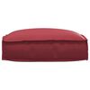 vidaXL Cuscino Rosso Vino 50 x 50 x 12 cm Tessuto Oxford