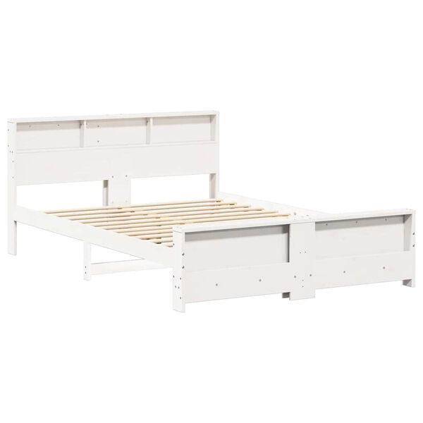vidaXL Struttura del letto Bianco 160 x 200 cm Legno multistrato