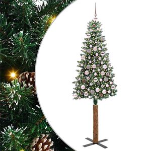 vidaXL Albero di Natale snodato con 300 LED con supporto Verde 180 cm