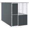 vidaXL Gabbia per uccelli Antracite 165 x 318 x 200 cm Acciaio zincato