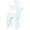 vidaXL Figure Natalizie Renne Bianco Freddo 76x42x87 cm