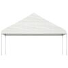 vidaXL Gazebo con Tetto Bianco 20,07x5,88x3,75 m in Polietilene