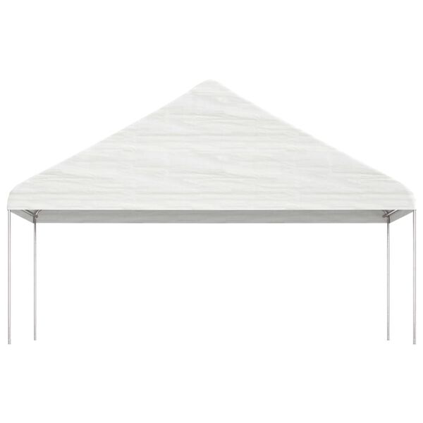 vidaXL Gazebo con Tetto Bianco 20,07x5,88x3,75 m in Polietilene