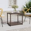 vidaXL Tavolino Marrone 55x45x49 cm in Polyrattan