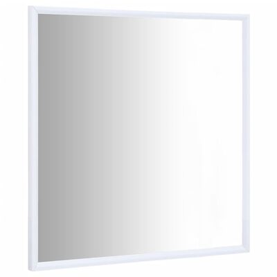 vidaXL Specchio Bianco 50x50 cm