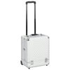 vidaXL Valigia Trolley per Cosmetici 35x29x45 cm in Alluminio Argento