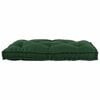 vidaXL Cuscino per Divano Pallet Verde 120 x 80 x 12 cm Tessuto