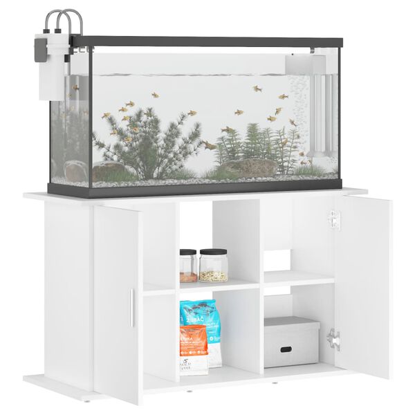 vidaXL Supporto per Acquario 101x41x58 cm in Legno Multistrato Bianco