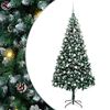 vidaXL Albero di Natale artificiale con 300 LED Verde 210 cm