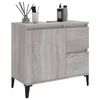 vidaXL Armadietto Bagno Grigio Sonoma 65x33x60 cm in Legno Multistrato