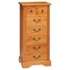 vidaXL Cassettiera con cassetto Naturale 45 x 35 x 100,5 cm