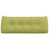 vidaXL Cuscino per Schiena Verde chiaro 120 x 24 x 50 cm Tessuto