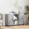 vidaXL Credenza Grigio Sonoma 88,5 x 30,5 x 55,5 cm Legno multistrato