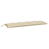 vidaXL Cuscini Panca da Giardino 2pz Beige 150x50x7 cm Tessuto Oxford