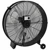 vidaXL Ventilatore a Tamburo Industriale 77 cm 187,7 W Nero