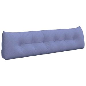vidaXL Cuscino per Schiena Blu jeans 180 x 24 x 50 cm Tessuto