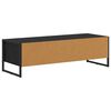 vidaXL Mobile TV Rovere Nero 100 x 36.5 x 30.5 cm Legno multistrato