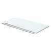 vidaXL Mensole in Vetro Trasparente 2 pz 60x25 cm