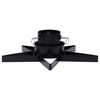 vidaXL Base per Albero di Natale Nera 47x47x13,5 cm