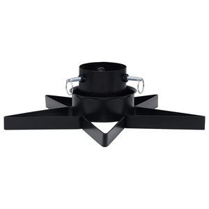 vidaXL Base per Albero di Natale Nera 47x47x13,5 cm