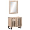 vidaXL Set Mobili da Bagno 2pz in Legno Massello di Mango