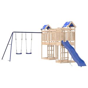vidaXL Set da Gioco da Esterno in Legno Massello di Pino
