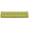 vidaXL Cuscino per Schiena Verde chiaro 200 x 24 x 50 cm Tessuto