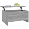 vidaXL Tavolino Salotto Grigio Sonoma 80x55,5x41,5cm Legno Multistrato