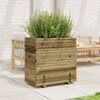 vidaXL Fioriera da Giardino 70x40x72 cm in Legno di Pino Impregnato