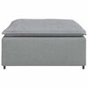 vidaXL Divano Modulare Poggiapiedi Modulo Grigio Chiaro 100x100x48 cm