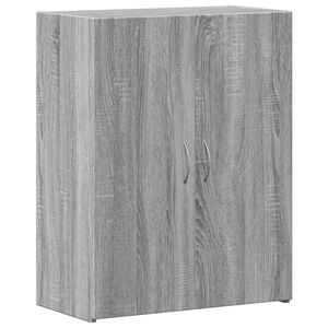 vidaXL Schedario Grigio Sonoma 60x32x77,5 cm in Legno Multistrato