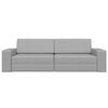 vidaXL Divano letto 200cm Grigio Nuvola Tessuto