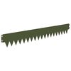 vidaXL Bordura per Prato 10 pcs 103 x 15 cm metallo Verde Oliva