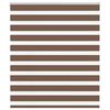 vidaXL Tenda a Rullo Zebra Larghezza Tessuto 120,9 cm Poliestere