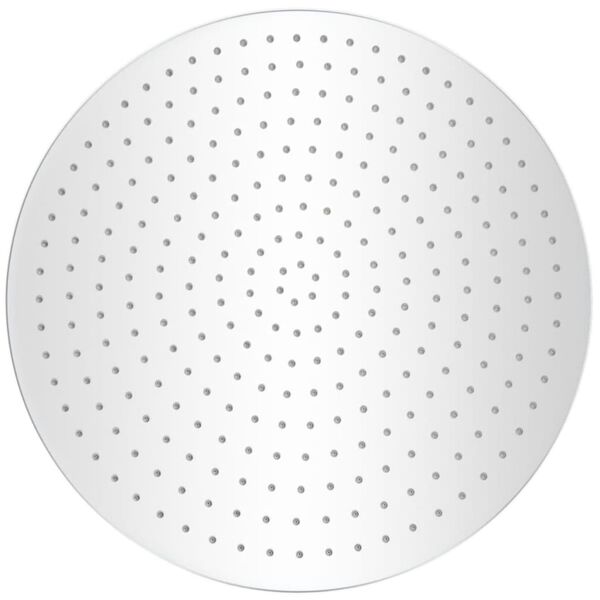 vidaXL Soffione per Doccia a Pioggia 2 pz Acciaio Inossidabile &Oslash; 50 cm