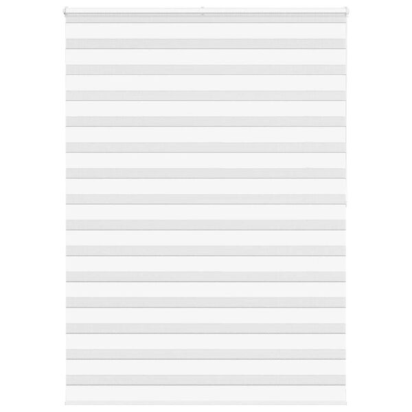 vidaXL Tenda a Rullo Zebra Larghezza Tessuto 160,9 cm Poliestere