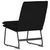 vidaXL Sedia Lounge Nera 52x75x76 cm in Tessuto