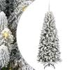 vidaXL Albero di Natale artificiale con 300 LED Bianco 180 cm